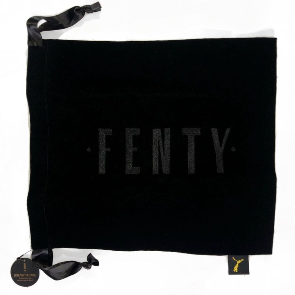 NWOT Fenty x Puma Black Velvet Dust Bag